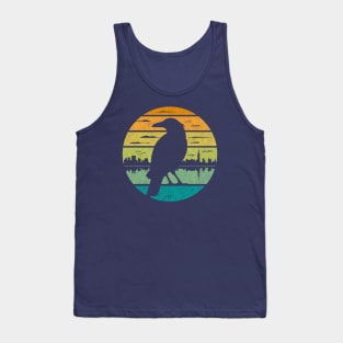 Crow Retro City River Scene Tank Top